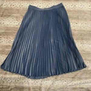 MIDI pleated skirt pigeon blue
